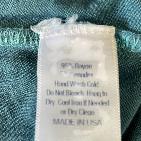 Laila Jayde Blue Ombre Maxi Skirt Side Slit Large Boho Soft Stretch Resortwear - Picture 3 of 11